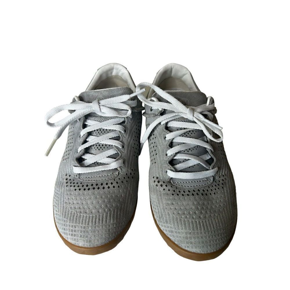 Merrell Womens Performance Footwear Casual Lace Up Gray Suede Sneakers Size 7